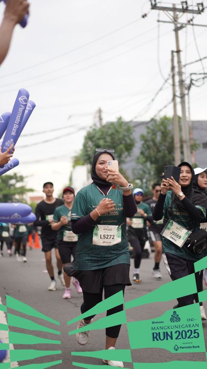 Race photo from Mangkunegaran Run 2025