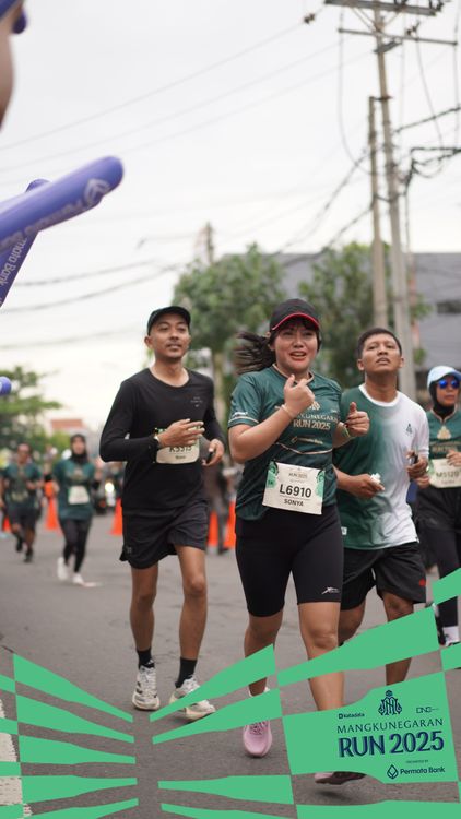 Race photo from Mangkunegaran Run 2025