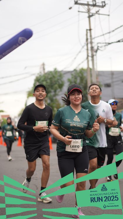 Race photo from Mangkunegaran Run 2025