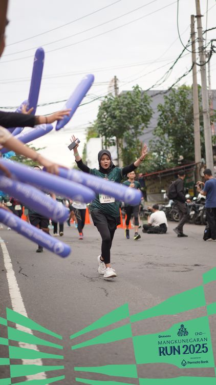 Race photo from Mangkunegaran Run 2025
