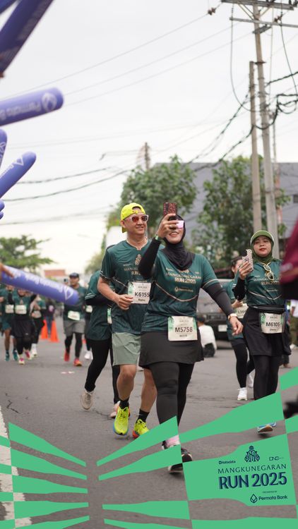 Race photo from Mangkunegaran Run 2025