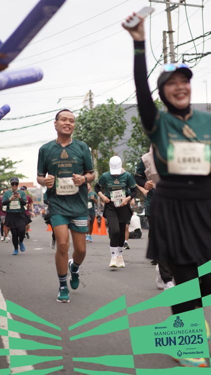 Race photo from Mangkunegaran Run 2025