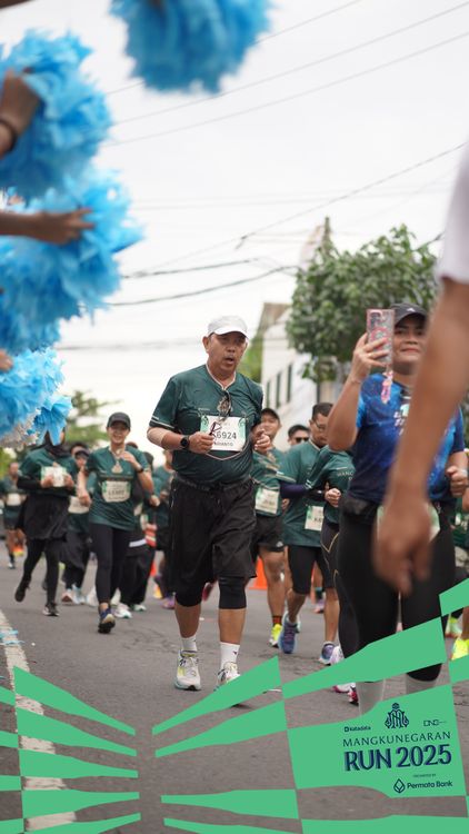 Race photo from Mangkunegaran Run 2025