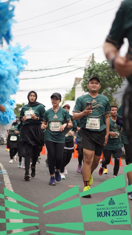 Race photo from Mangkunegaran Run 2025