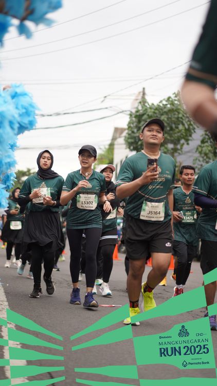 Race photo from Mangkunegaran Run 2025