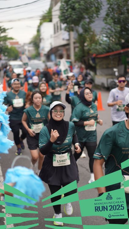 Race photo from Mangkunegaran Run 2025