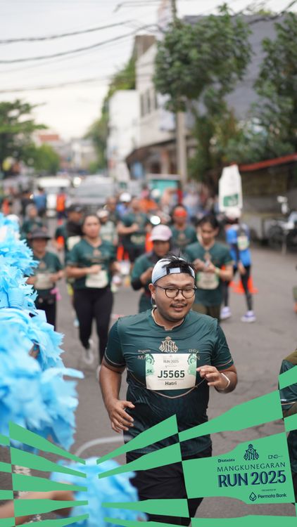 Race photo from Mangkunegaran Run 2025