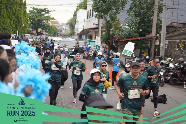 Race photo from Mangkunegaran Run 2025