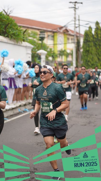 Race photo from Mangkunegaran Run 2025