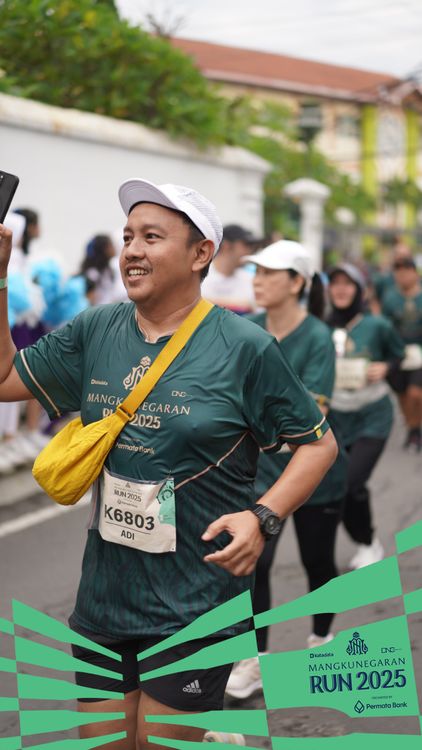 Race photo from Mangkunegaran Run 2025