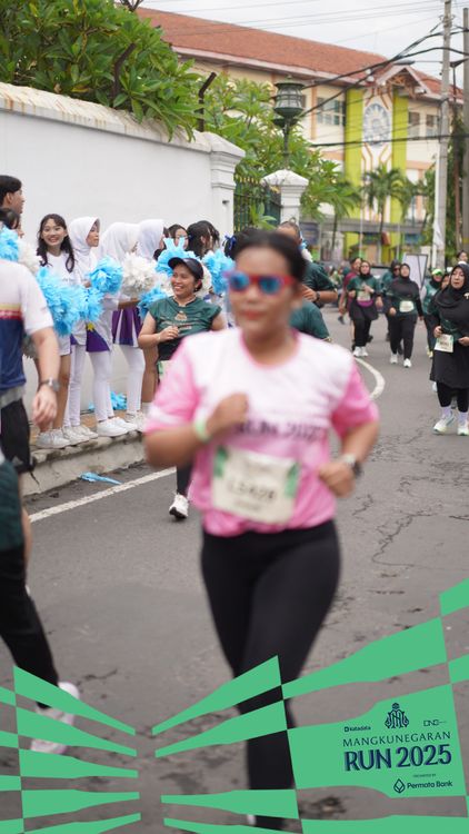 Race photo from Mangkunegaran Run 2025