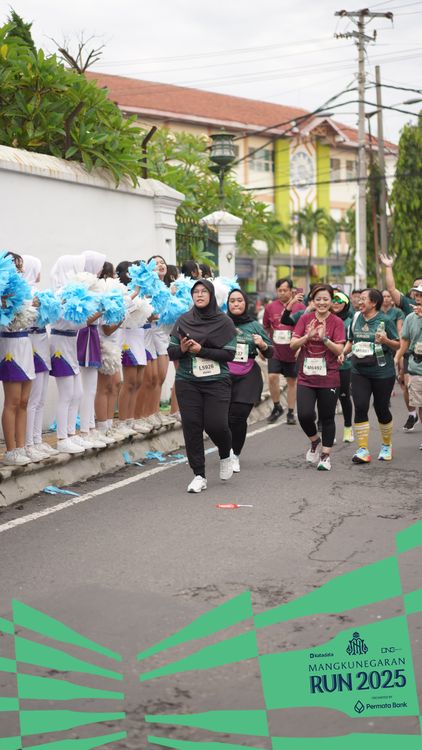 Race photo from Mangkunegaran Run 2025