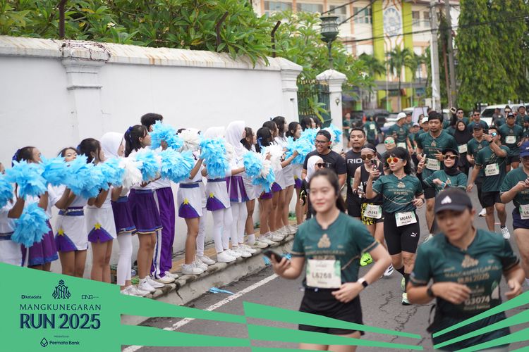 Race photo from Mangkunegaran Run 2025
