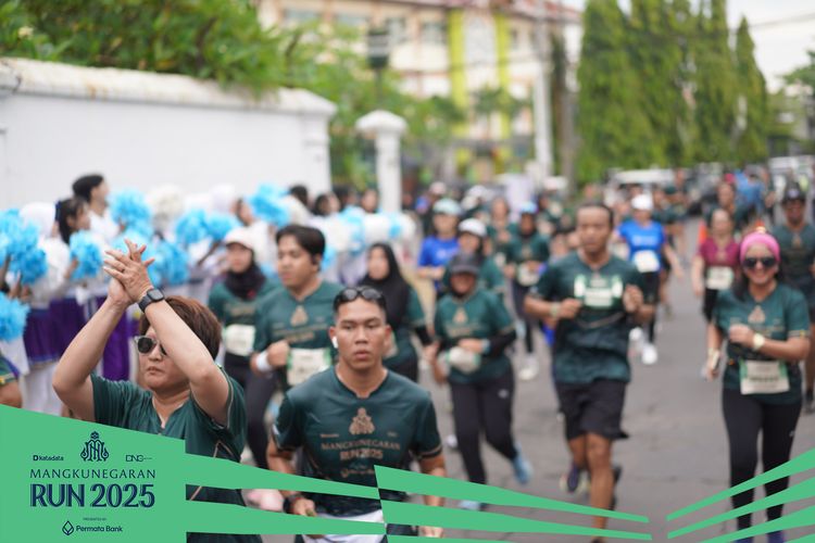 Race photo from Mangkunegaran Run 2025