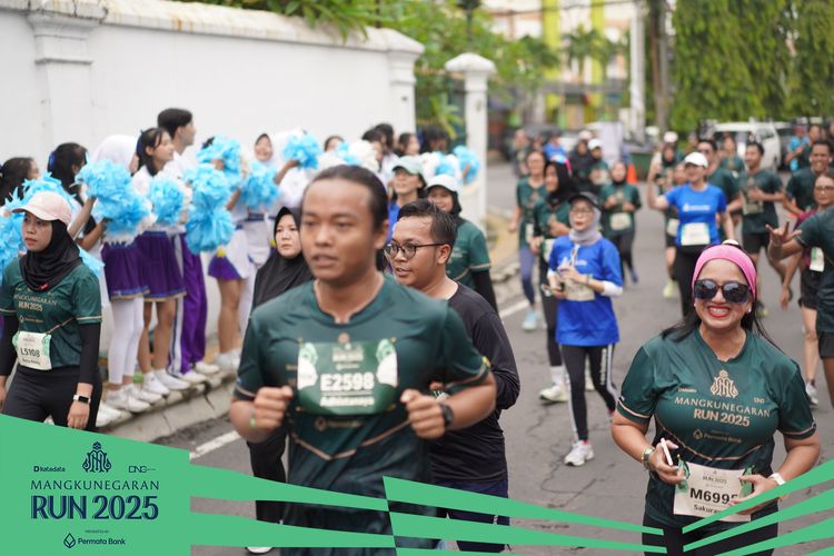 Race photo from Mangkunegaran Run 2025