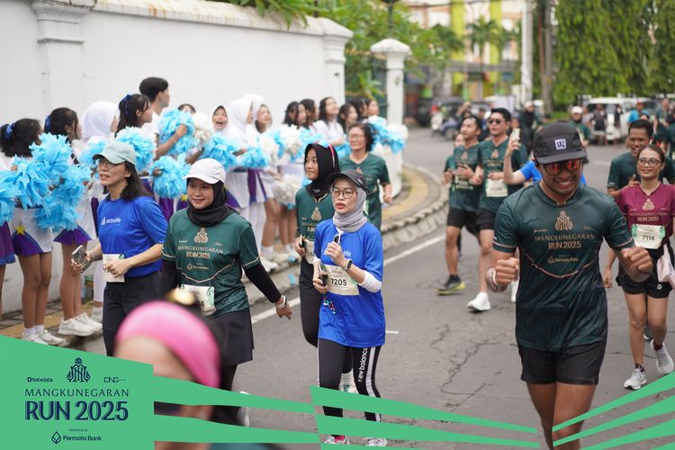 Race photo from Mangkunegaran Run 2025