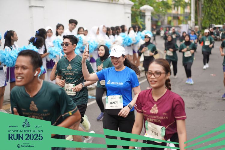 Race photo from Mangkunegaran Run 2025