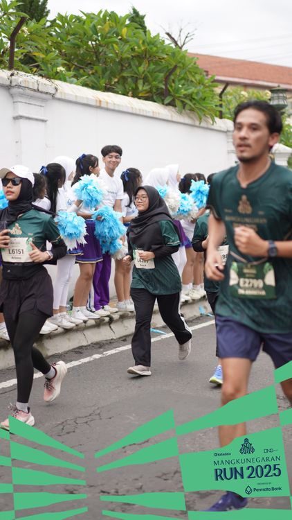 Race photo from Mangkunegaran Run 2025