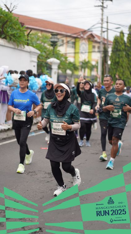 Race photo from Mangkunegaran Run 2025