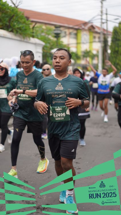 Race photo from Mangkunegaran Run 2025
