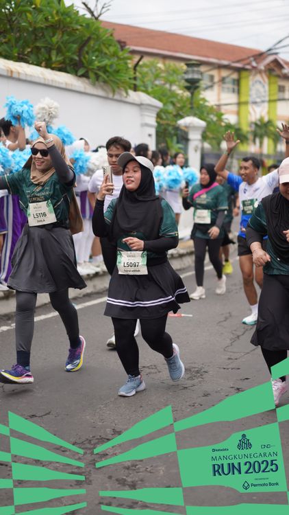 Race photo from Mangkunegaran Run 2025