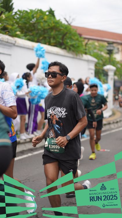 Race photo from Mangkunegaran Run 2025
