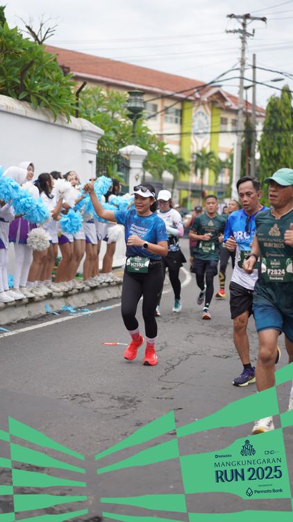 Race photo from Mangkunegaran Run 2025