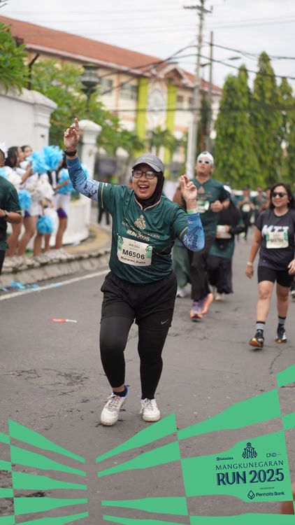 Race photo from Mangkunegaran Run 2025