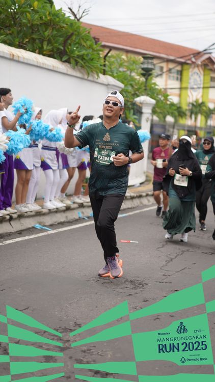 Race photo from Mangkunegaran Run 2025