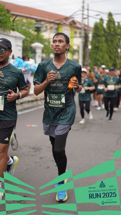 Race photo from Mangkunegaran Run 2025