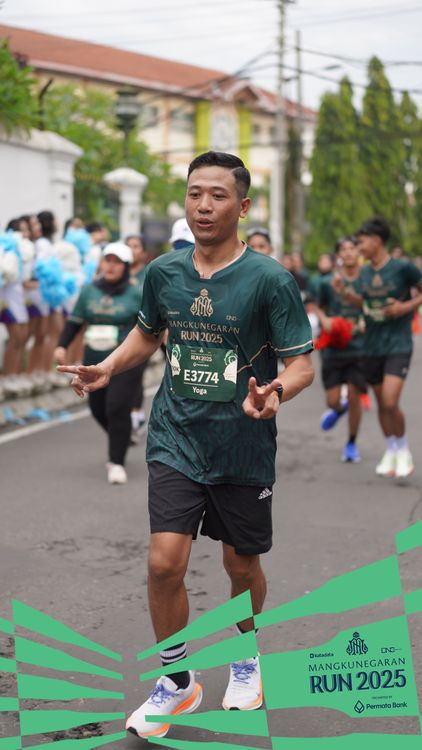 Race photo from Mangkunegaran Run 2025