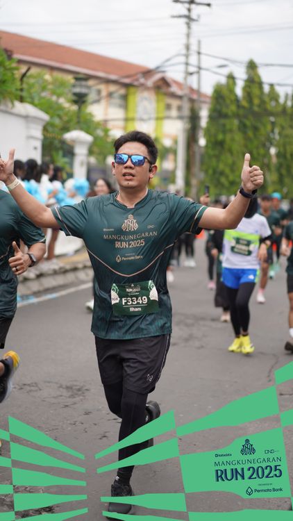 Race photo from Mangkunegaran Run 2025