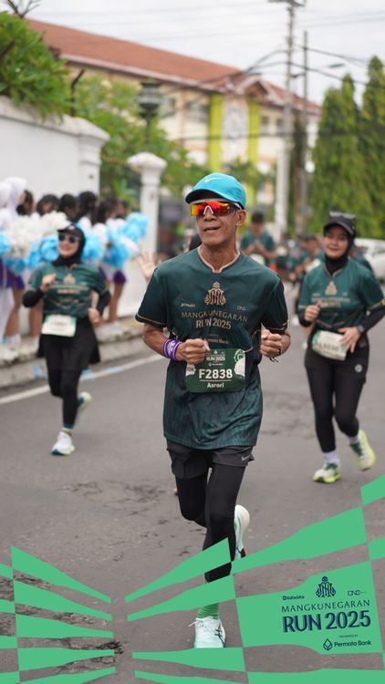 Race photo from Mangkunegaran Run 2025