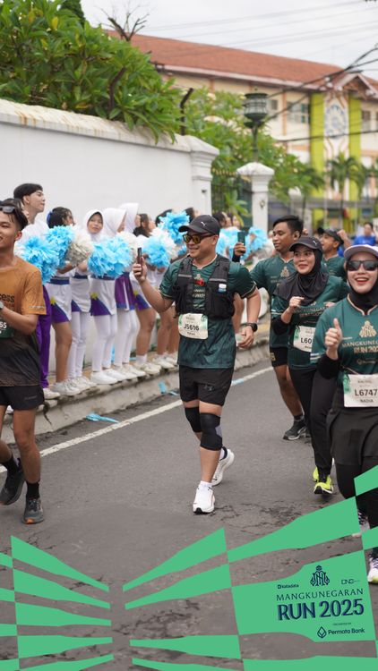 Race photo from Mangkunegaran Run 2025
