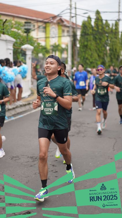 Race photo from Mangkunegaran Run 2025