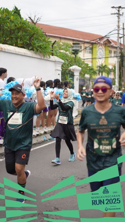 Race photo from Mangkunegaran Run 2025