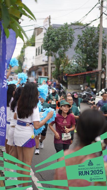 Race photo from Mangkunegaran Run 2025