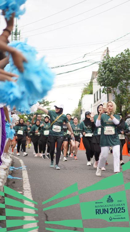 Race photo from Mangkunegaran Run 2025