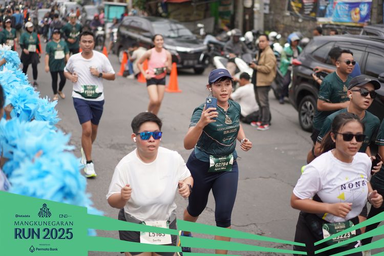 Race photo from Mangkunegaran Run 2025