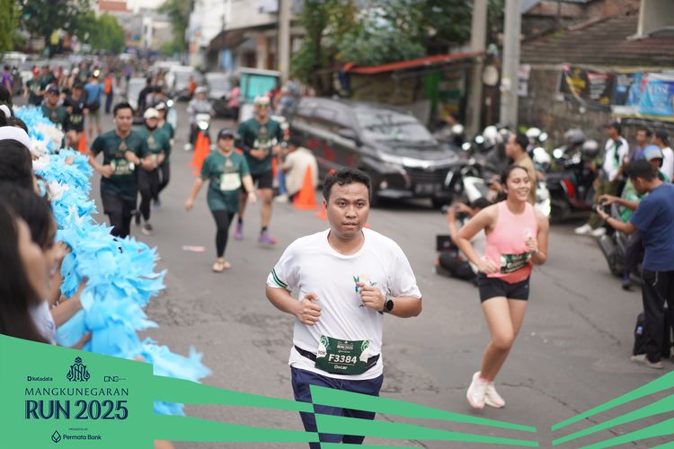 Race photo from Mangkunegaran Run 2025