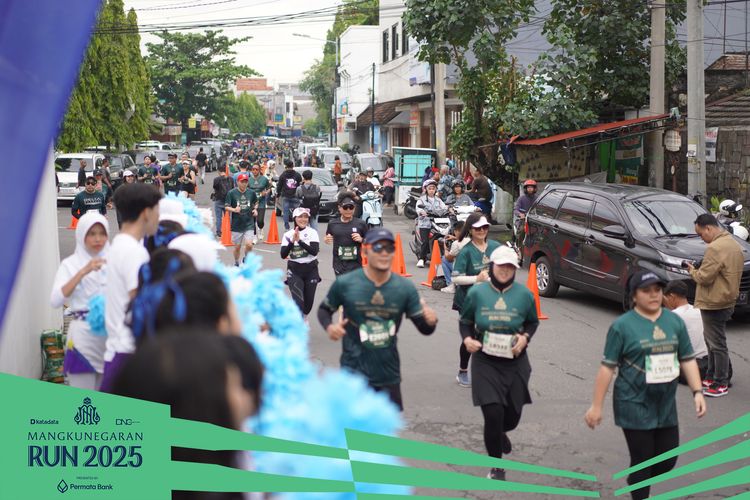 Race photo from Mangkunegaran Run 2025