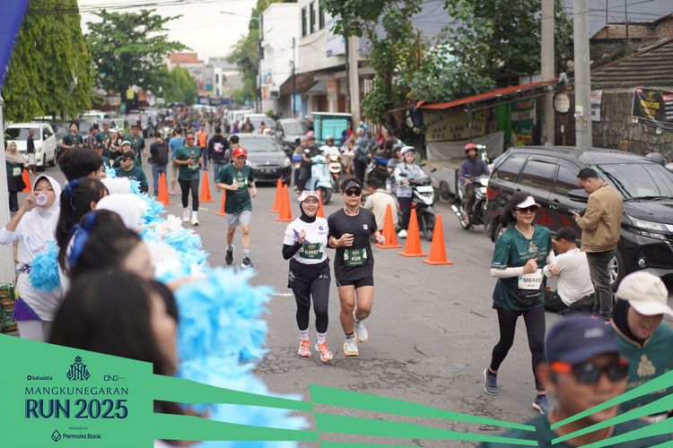 Race photo from Mangkunegaran Run 2025