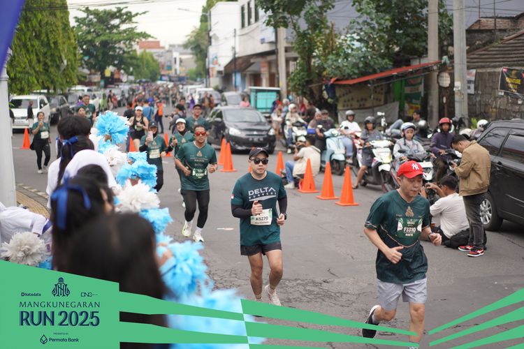 Race photo from Mangkunegaran Run 2025