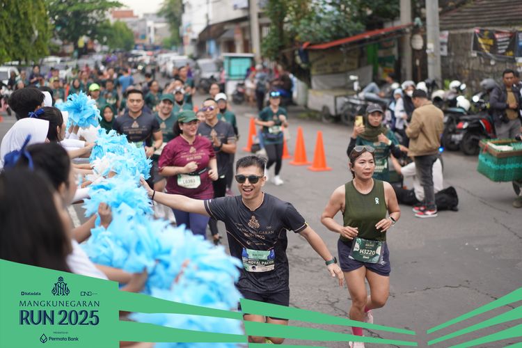 Race photo from Mangkunegaran Run 2025