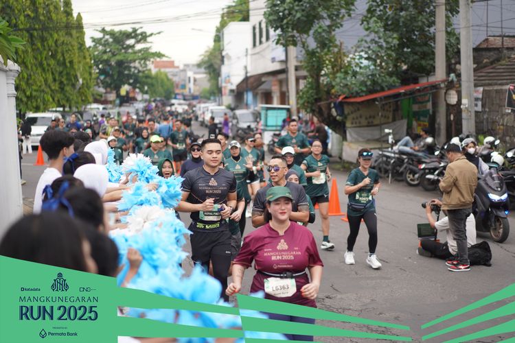 Race photo from Mangkunegaran Run 2025