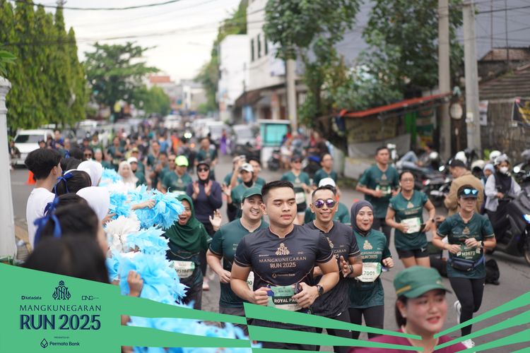 Race photo from Mangkunegaran Run 2025