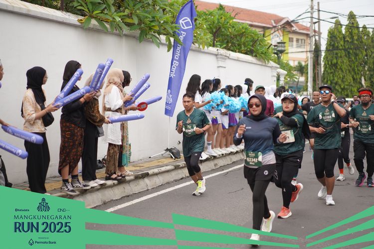 Race photo from Mangkunegaran Run 2025