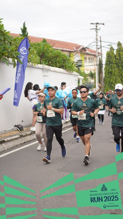 Race photo from Mangkunegaran Run 2025