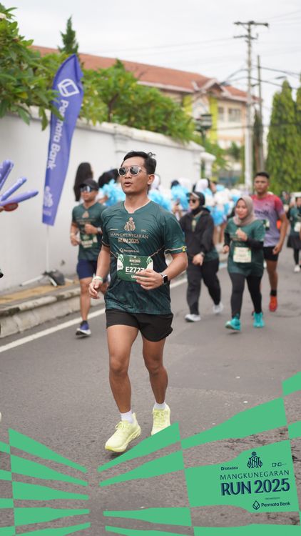 Race photo from Mangkunegaran Run 2025