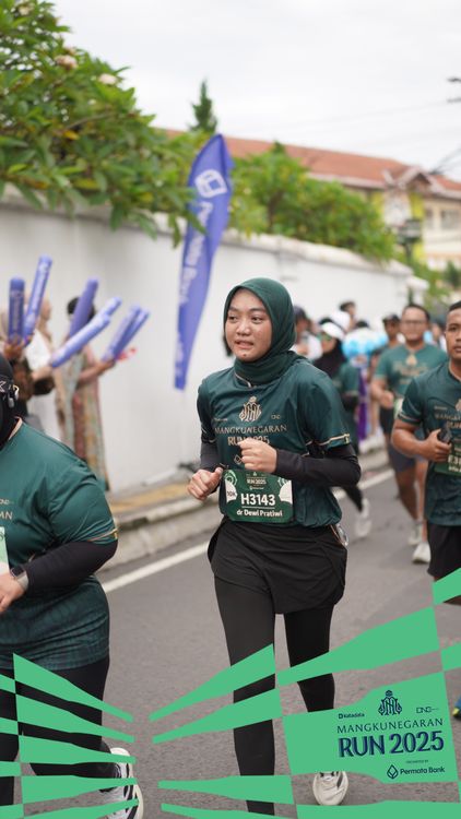 Race photo from Mangkunegaran Run 2025